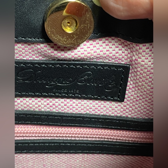 Dooney and Bourke Double Tassel Croc Shoulder Bag approximately 14” x 11” x 5” - Picture 15 of 17